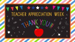 Teacher appreciation